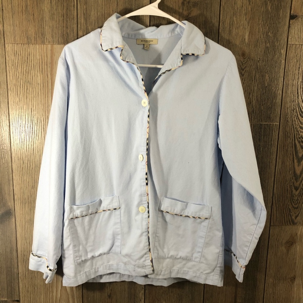 Burberry Light Blue Pajama Top